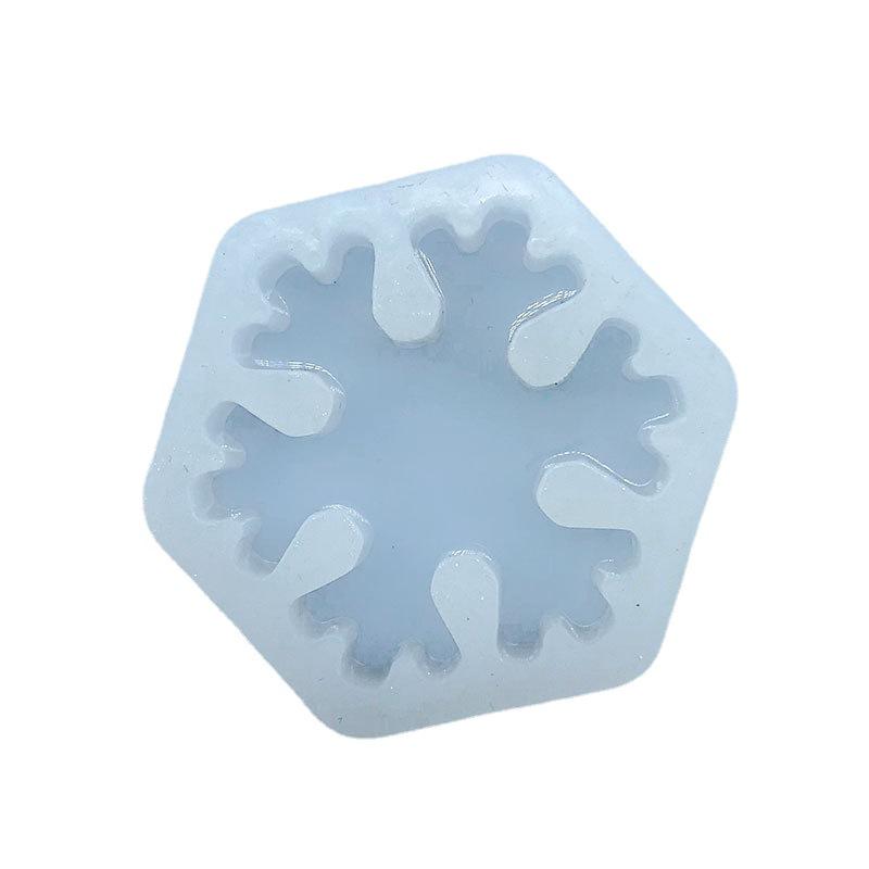 Fondant, Çikolata, Sakız Hamuru ve Fırın Süslemeleri için Kendin Yap Kar Tanesi Silikon Kalıbı