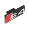 3D S3 S4 S5 S6 S7 S8 Logo ABS Car Front Grille Badge Sticekr Decoration For  Audi SQ3 SQ5 SQ7 SQ8 W12 V6 RS3 RS4 RS5 RS6 RS7 RS8