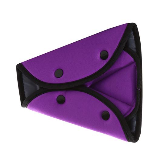 Safety Belt Fixer Foldable Soft Adjustable Neck Protection Car Triangle Safe Seat Belt Cover Car Goods