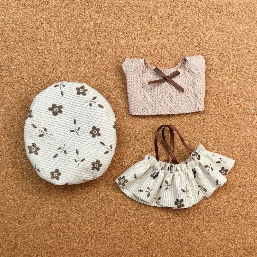 Outfit 10cm Cotton Doll's Clothes Cotton Doll Lolita Outfit Dress  Cotton Doll Accessories