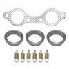 Exhaust Pipe Donut Gasket Replacement For Polaris Ranger XP 800 4X4 EFI 2010-2012G, Manifold Gasket + Seal + Spring