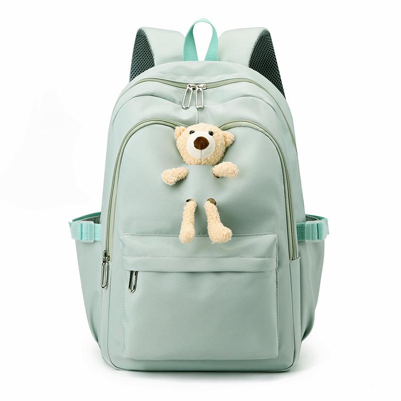 Women's Large Capacity Student Backpack: Versatile Japanese & Korean Style for Junior High and College.