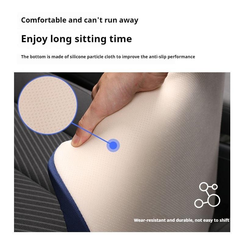 Car Seat Heightening Cushion Bevel Main Driver Single Seat Thickening Butt Cushion Heightening Mats Auto Interior Accessories