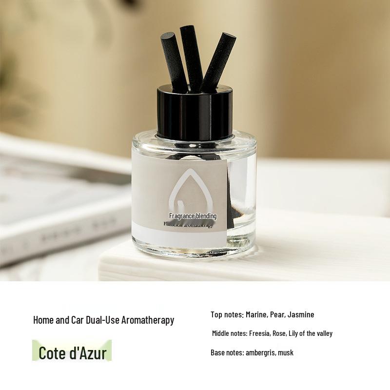Niche Aromatherapy Car Freshener: High-End Interior Ornament with Long-Lasting Light Fragrance and Odor Removal.
