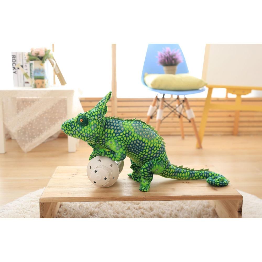 Simulation Chameleon Plush Doll Lizard Doll Cloth Doll Cold Blooded Animal Reptile Doll Wholesale