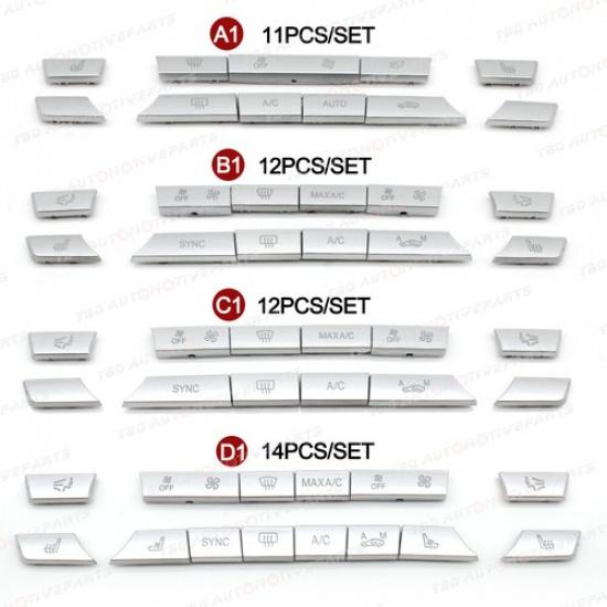 Dashboard AC Air Vent CD Control Button Key for BMW X5 Series F15 2013-2018