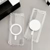 Samsung Z Flip Series Magnetic Transparent Drop-Proof Case