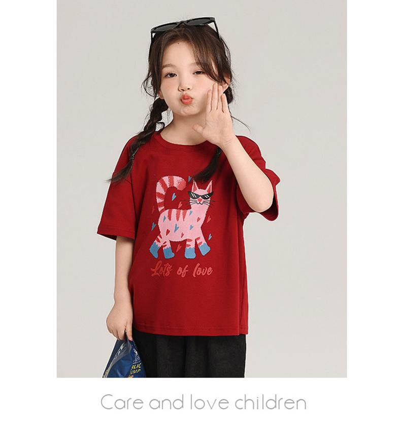 New products for boys and girls, pure cotton short sleeves