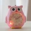Owl Cartoon Silent Night Light With Talking Childrens Alarm Clock For Bedroom Decor