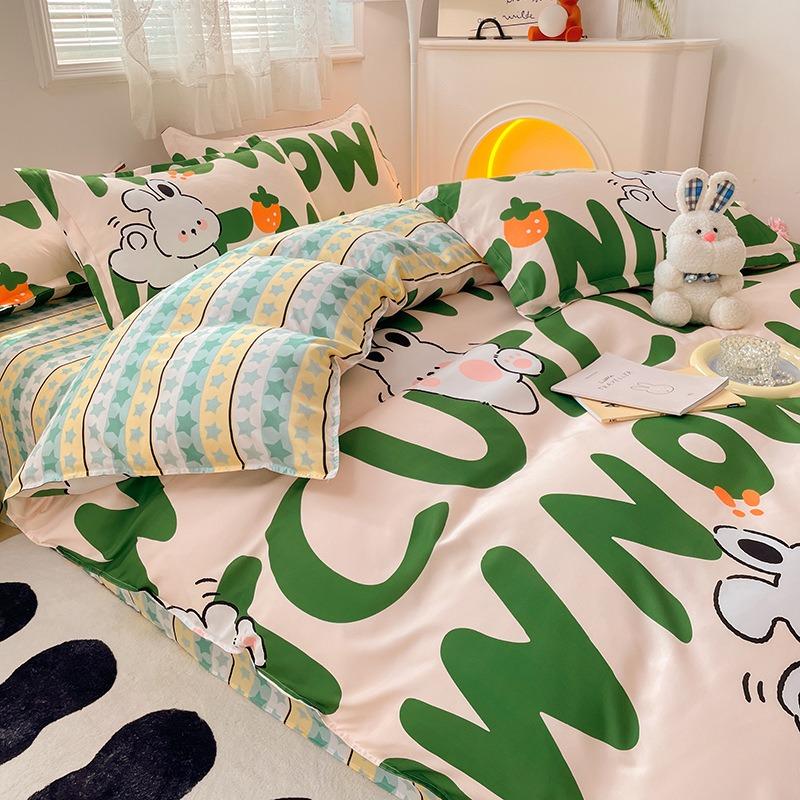 3/4Pcs/Set Warm Duvet Covers Suitable For Various In Autumn Winter Spring Soft Bedding Covers Suitable For All Seasons Bed Sack