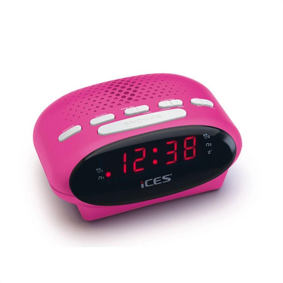 

Lenco ICR-210 pink clock radio, Lenco рожевий