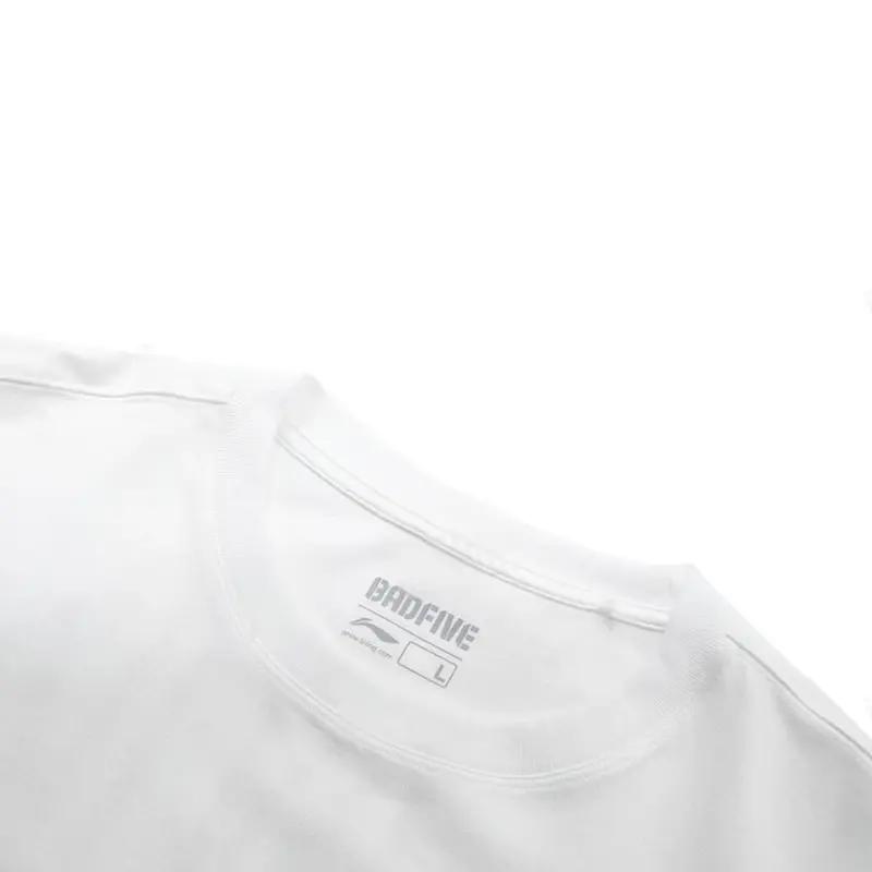 Li Ning Anti-Wu Series Back Print Round Neck Simple Comfortable Fashion Versatile Trendy Casual Sports Suit Unisex Suit YHSV281-1+YKSV197-2