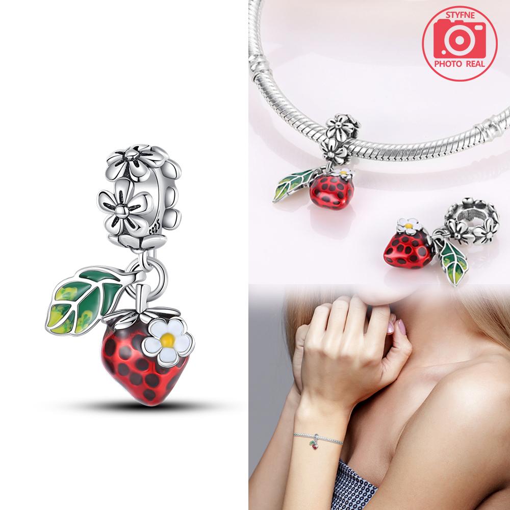 Cherry Pendant Copper Colors For Charms Copper Colors Original Bracelet For Jewelry Making