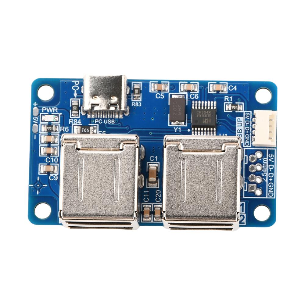 

USB 2.0 концентратор 1 на 4 порта Разветвитель Модуль USB Двухслойный Plug-and-play Без драйверов для Windows Предохранитель 500 мА Тип защиты Type-C