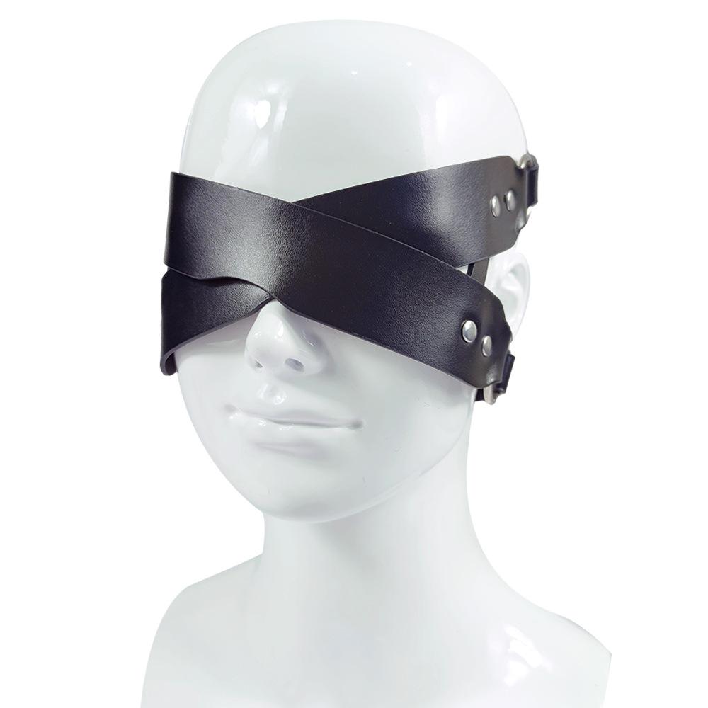 Role Play Punk Simple Personality Cross Fun Blindfold Party Masquerade Men And Women Game Decorative Cosplay Blindfold Mask