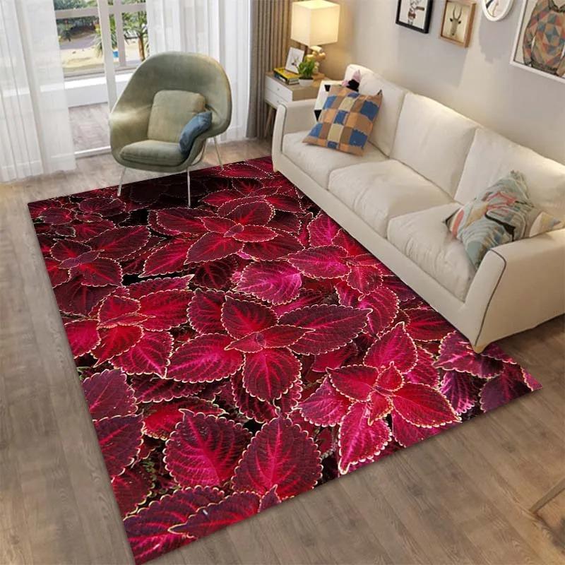 Flower Pattern Floor Mats Door Decoration Home Living Room Floor Mats