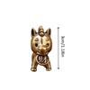 Brass Horse Statue Ornament Chinese Zodiac Horse Figurine Cute Horse Bit Coin Feng Shui Mini Home Desktop Decoration Crafts