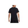 Nike T Shirts Men's Black Crew Neck Moderate Straight Fit FN2646-010