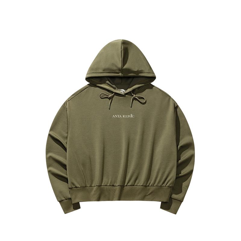 

Anta Худи свободного кроя с простым принтом букв, модный пуловер-свитшот для женщин 162538709-3 S