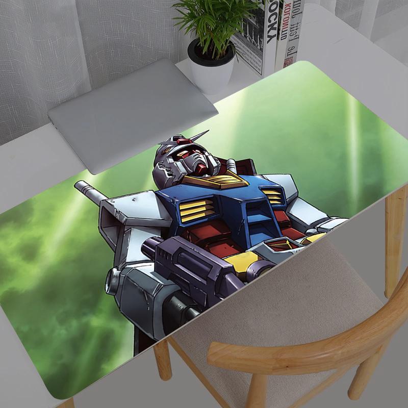Mouse Pad Large Rubber PC Mobile Suit Gundam Computer Gaming Accessories Mousepad New Desk Mat Locking Edge Gamer Carpet