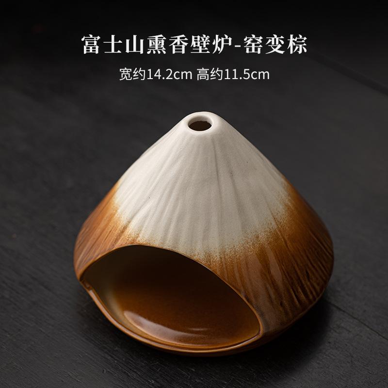 Handmade Ceramic Incense Chimney Cone Incense Burner Mini Palo Santo Fireplace Boho Home Fragrance Minimalist Home Decor