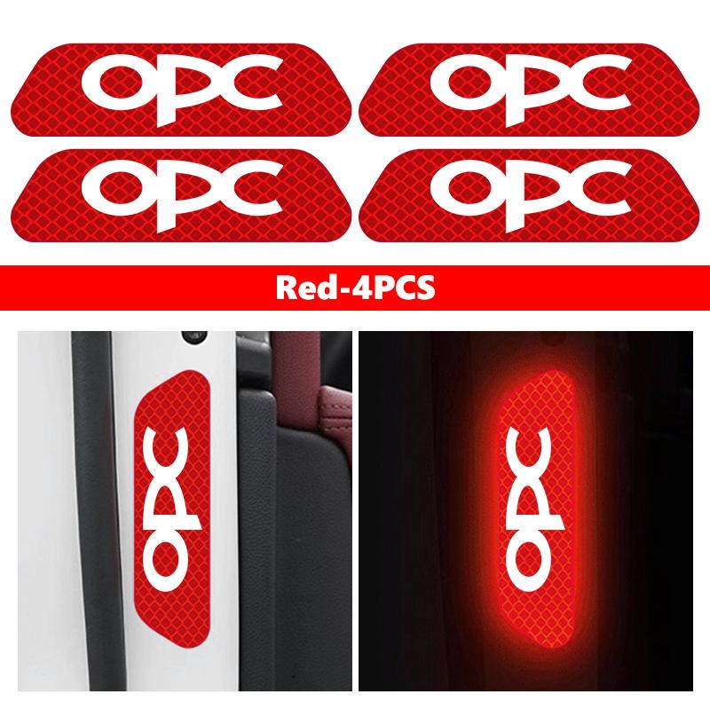 AAAYS1 Car Door Diamond Reflective Sticker Body Side Anti-collision Protection Stickers For Opel Insignia Corsa Zafira Mokka Grandland
