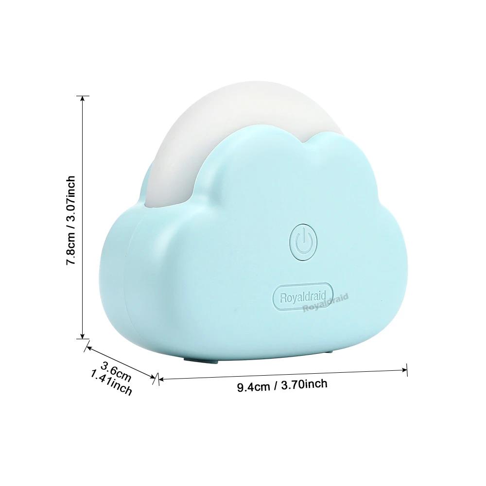NEW Creative Cloud MIni Night Light USB Rechargeable Portable Bedroom Home Decoration Desktop Lamp for Children Birthday Gift