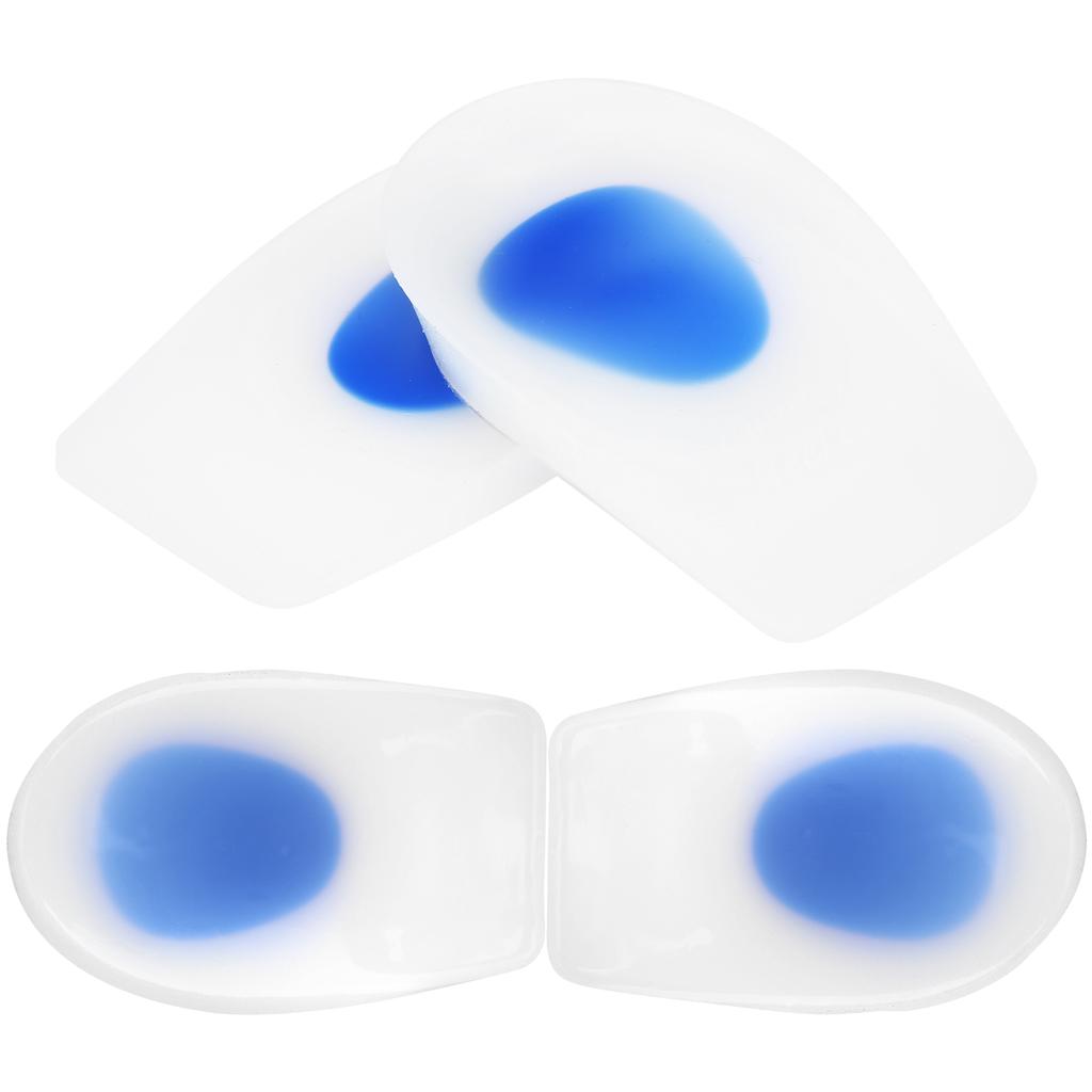 2 PairsSet Outdoor Shoe Heel Cushion Inserts Orthotic Silicone Heel Protective Cups Woman
