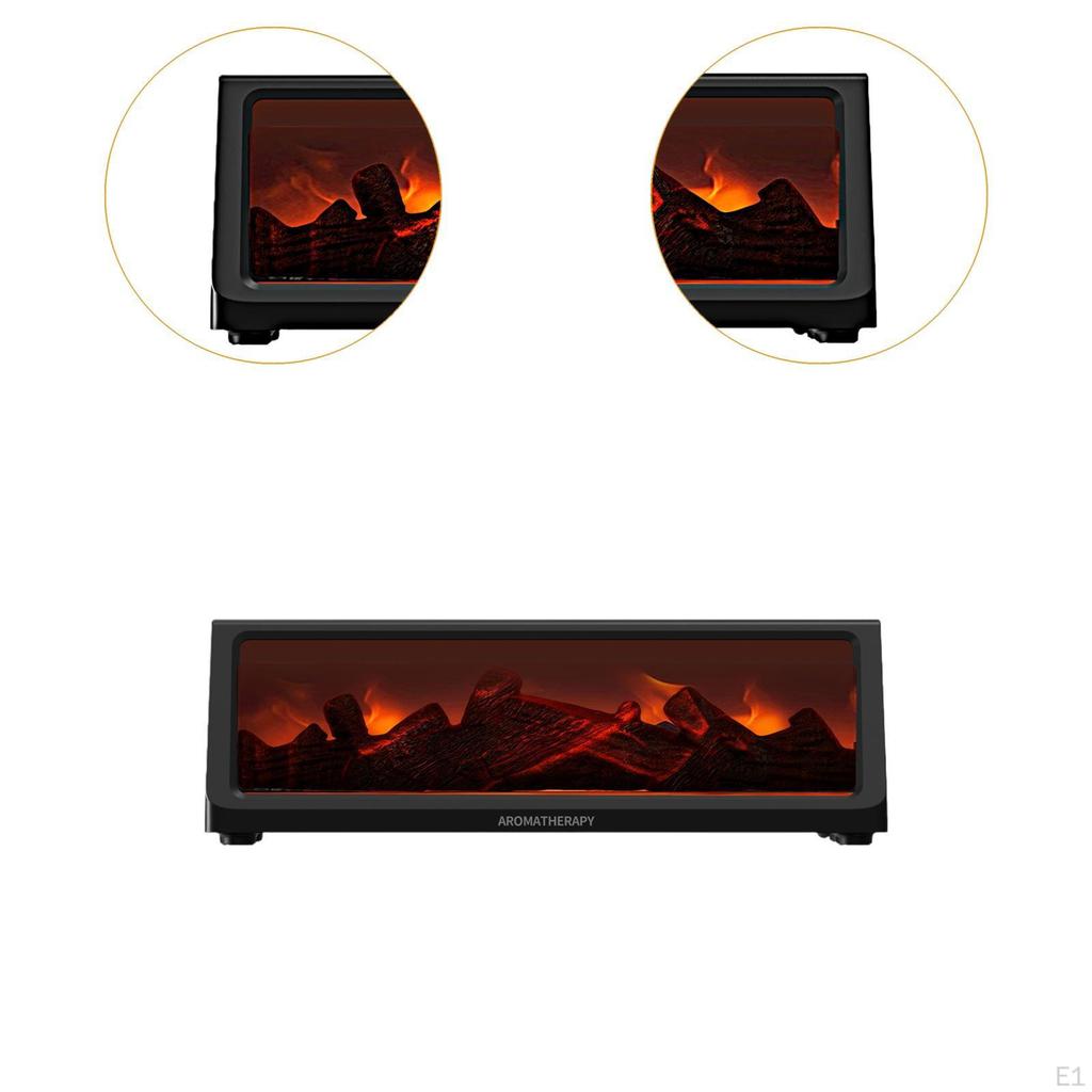 Fireplace Diffuser Humidifier Air Humidifiers Decorative Gift Auto Off Protection Aroma