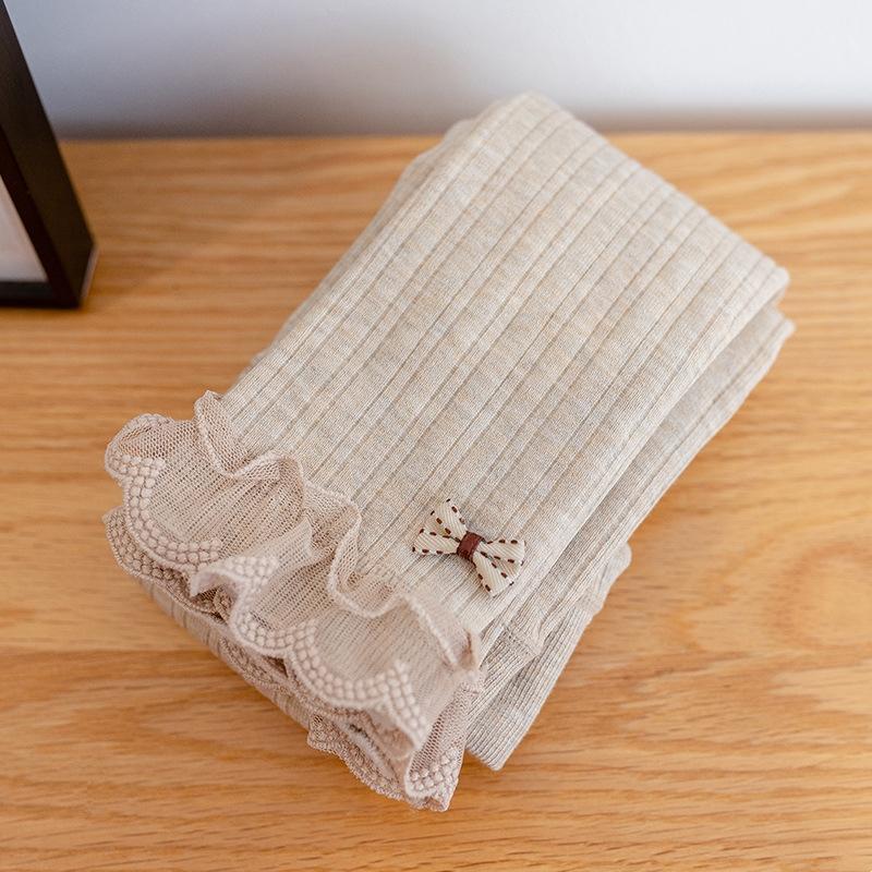 Mädchen Leggings Kinder Strumpfhosen Frühling Herbst Kinderbekleidung Bleistifthose Kleinkind Schleife Hose Koreanischer Stil Kleidung