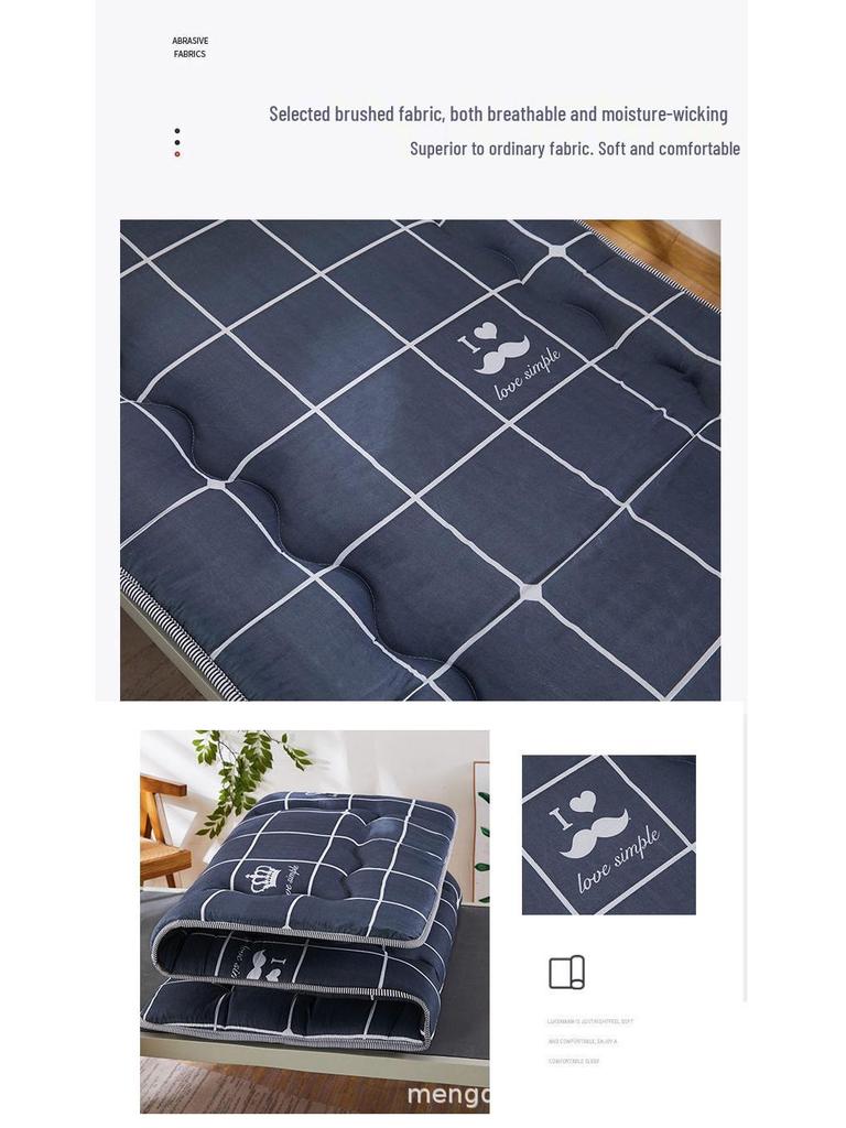 Thickened Soft Foldable Mattress Pad for Dormitory Bunk Bed