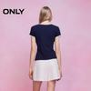 ONLY Women's Color-block Slim Fit Short Sleeve T-Shirt