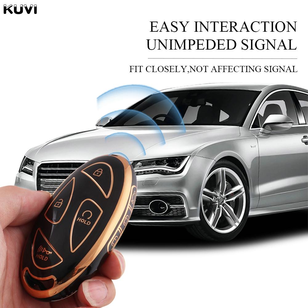 Fashion TPU 5 7 Buttons Car Key Case Cover Shell for Xiandai IONIQ 6 New Grand Prix GN7 Kona Protector Fob Bag Accessories