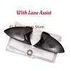 For Volkswagen Golf MK8 VIII 8 Pair Side Mirror Covers Caps 2020 2026 2026 For VW Glossy black wing Rearview With Lane Assist