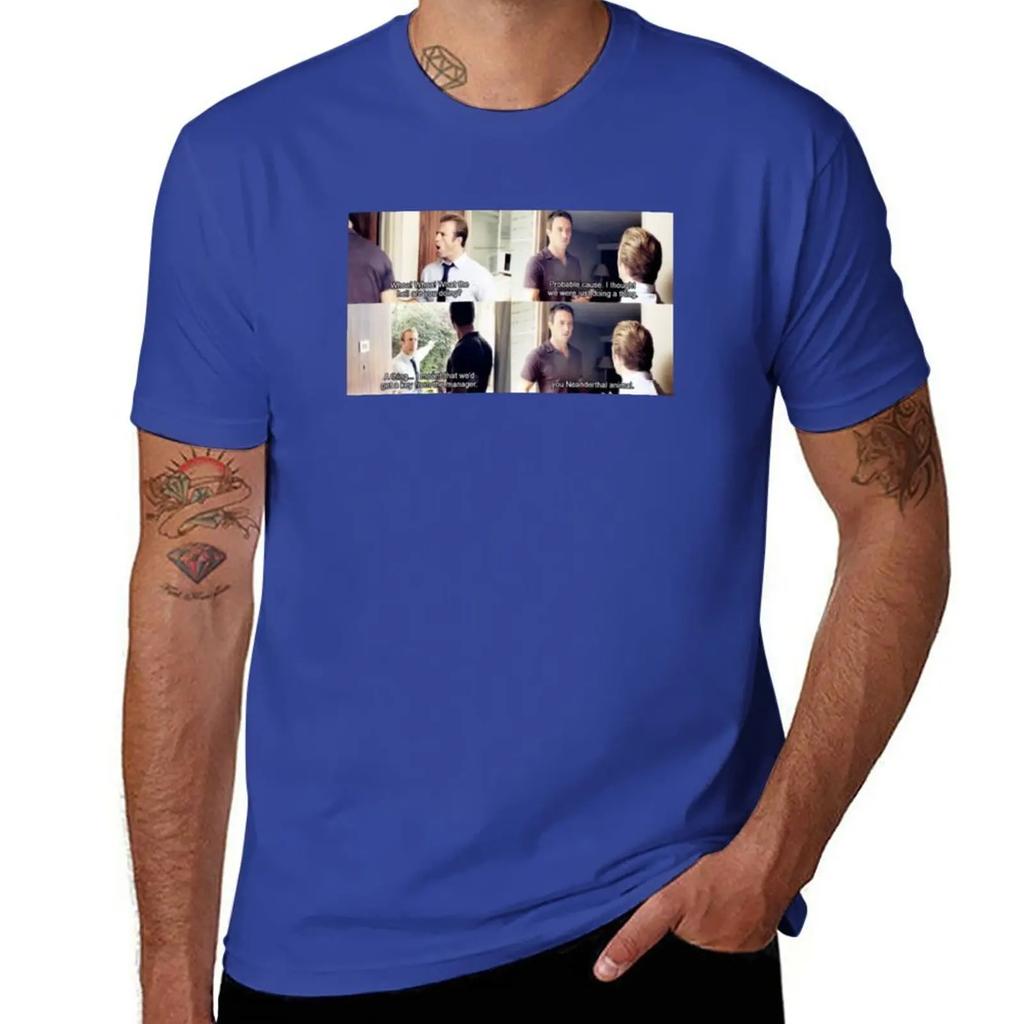 You neanderthal animal T-Shirt vintage oversizeds cute tops shirts graphic tees funny t shirts for men