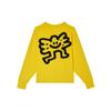 PUMA X Mr Doodle Sweatshirts Women's Yellow Crew Neck Moderate Other 598687-99