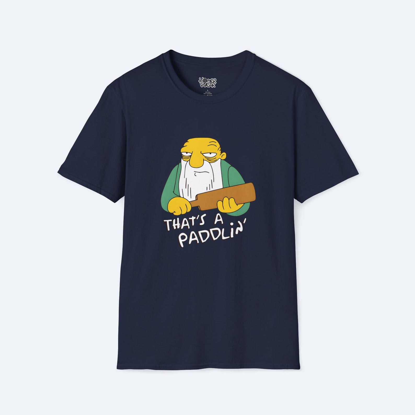 That s a Paddlin Jasper Beardsley T-Shirt - Unisex Simpsons Quote Tee, Funny TV Show Shirt, Pop Culture Gift for Fans 2XL