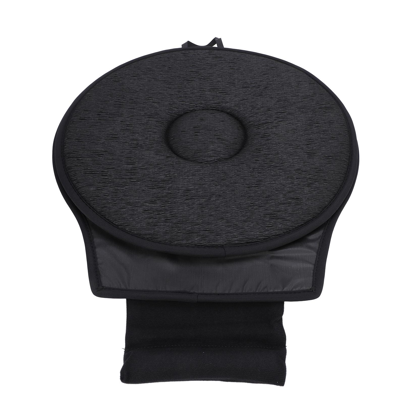 

Подушка с поворотом на 360 градусов, портативная вращающаяся подушка из пены с памятью для автомобиля, для пожилых, для офиса, для кемпинга, черная чёрный