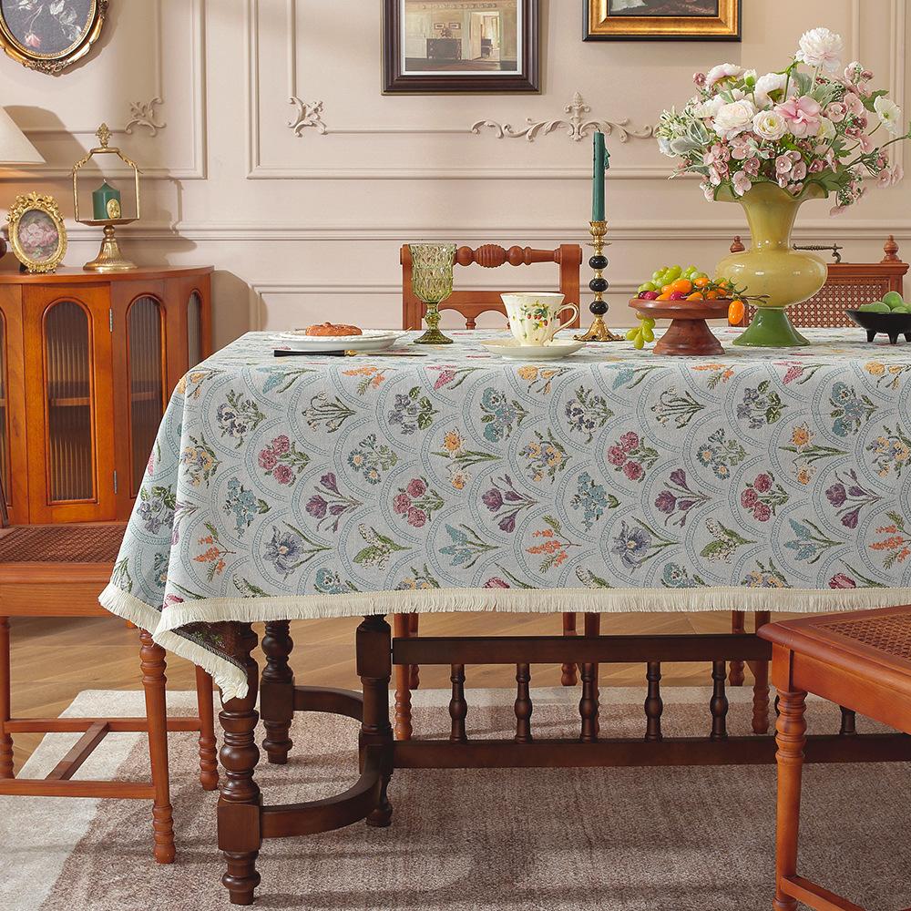 Special For Tablecloths Nordic High-End Dining Tables Household Imitation Cotton And Linen Tablecloth Row Beard Restaurant