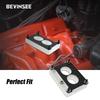 BEVEE TBI Manifold Adapter For 2 Barrel Holley 4412 350 500 CFM autolite carbs(early) For Chevy TBI 1.75'' Adapter W/Gasket