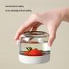 Sealed Glass Food Storage Jars, 4-Pack