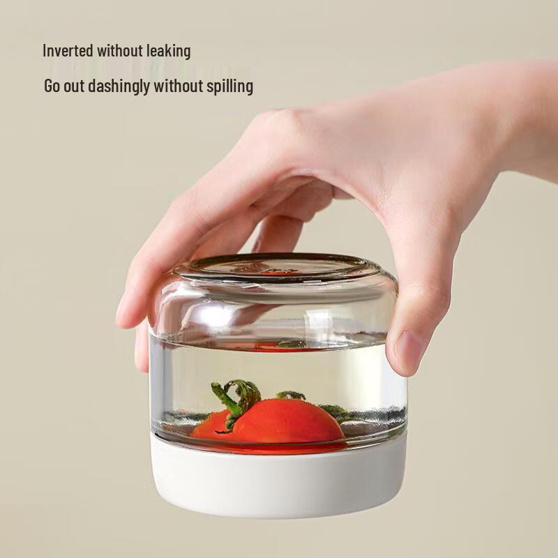 Sealed Glass Food Storage Jars, 4-Pack