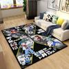 Cute Cartoon Anime Carpet for Living Room Bedroom Rug Door Kitchen Unslip Floor Mat Birthday gift photography props Alfombra Rug