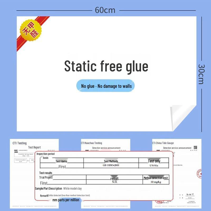 

Electrostatic Wall Protection Film: Transparent, Anti-Dirt, Self-Adhesive, Waterproof, Wall-Safe Wallpaper Sticker