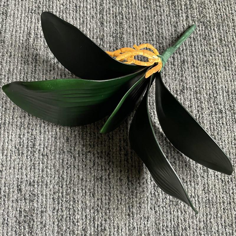 Artificial Eva Phalaenopsis Orchid Leaf For Flower Arrangement And Decor