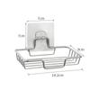 High Quality Soap Rack Wall Mounted Soap Holder Stainless Steel Soap Sponge Dish Bathroom Accessories Soap Dishes Self Adhesive