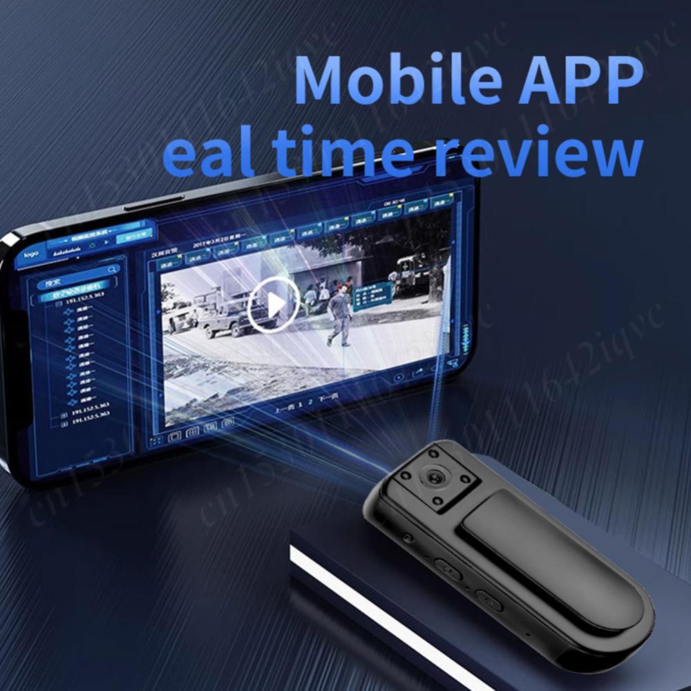 HD 1080P Mini Body Camera Night Vision WiFi Portable Small Personal Camcorder Wearable Worn Bodycam Outdoor Video Recorder