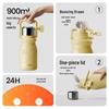 HOLOHOLO 316 Stainless Steel Insulated Straw Bottle