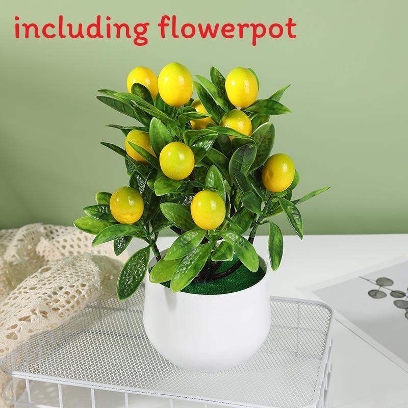 Artificial Plant Decoration With Plastic Craft For Home Office Decor