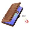 For Samsung Galaxy A56 5G Case Zipper Pocket 9 Card Slots PU Leather Phone Cover with Wrist Strap